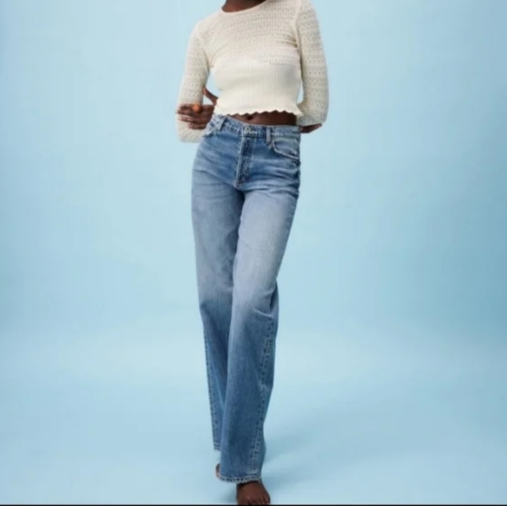 ZARA FULL LENGTH JEANS SIZE 6